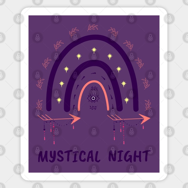 Mystical night Sticker by Nataliia1112